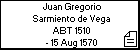 Juan Gregorio Sarmiento de Vega
