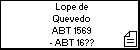 Lope de Quevedo