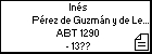 Inés Pérez de Guzmán y de León