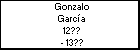 Gonzalo García