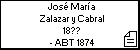 José María Zalazar y Cabral